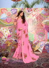 Radhey By Stavan Waightless Embroidery Work Saree Wholesale In India